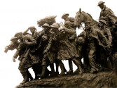 Bronze statue of war