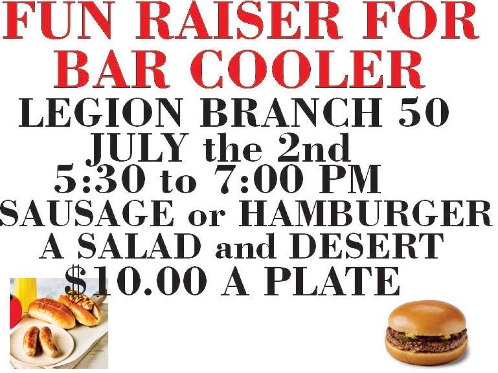 Sausage or Hamburger, a salad & desert - $10.00 a plate